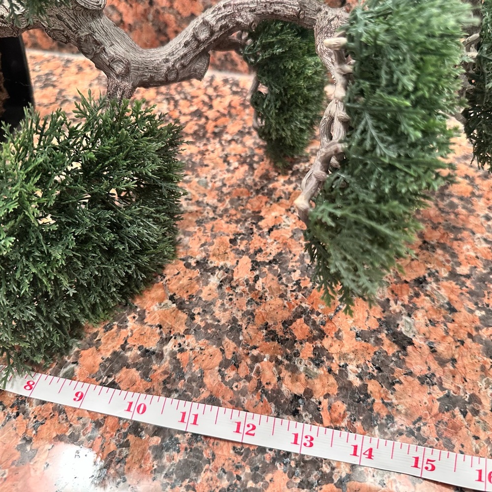 Artificial Elegant Bonsai Pine Tree Plastic Simulation Potted Plant Decorative - Picture 10 of 16